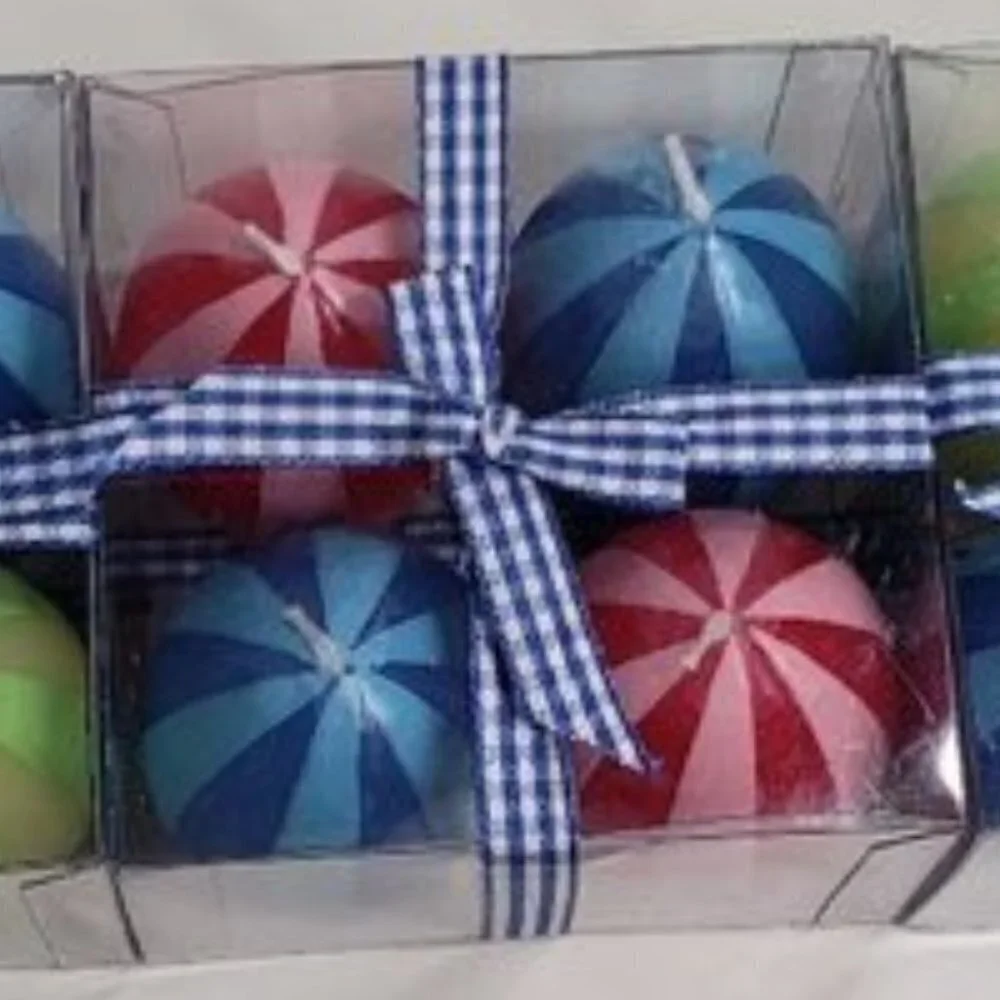 Oval Egg Shaped Wax Burning Candle (Set of 12) 3
